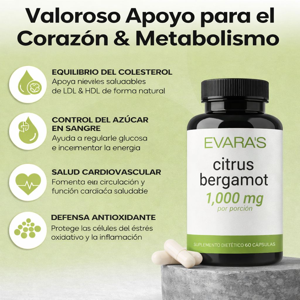 Colesterol Saludable: Citrus Bergamot