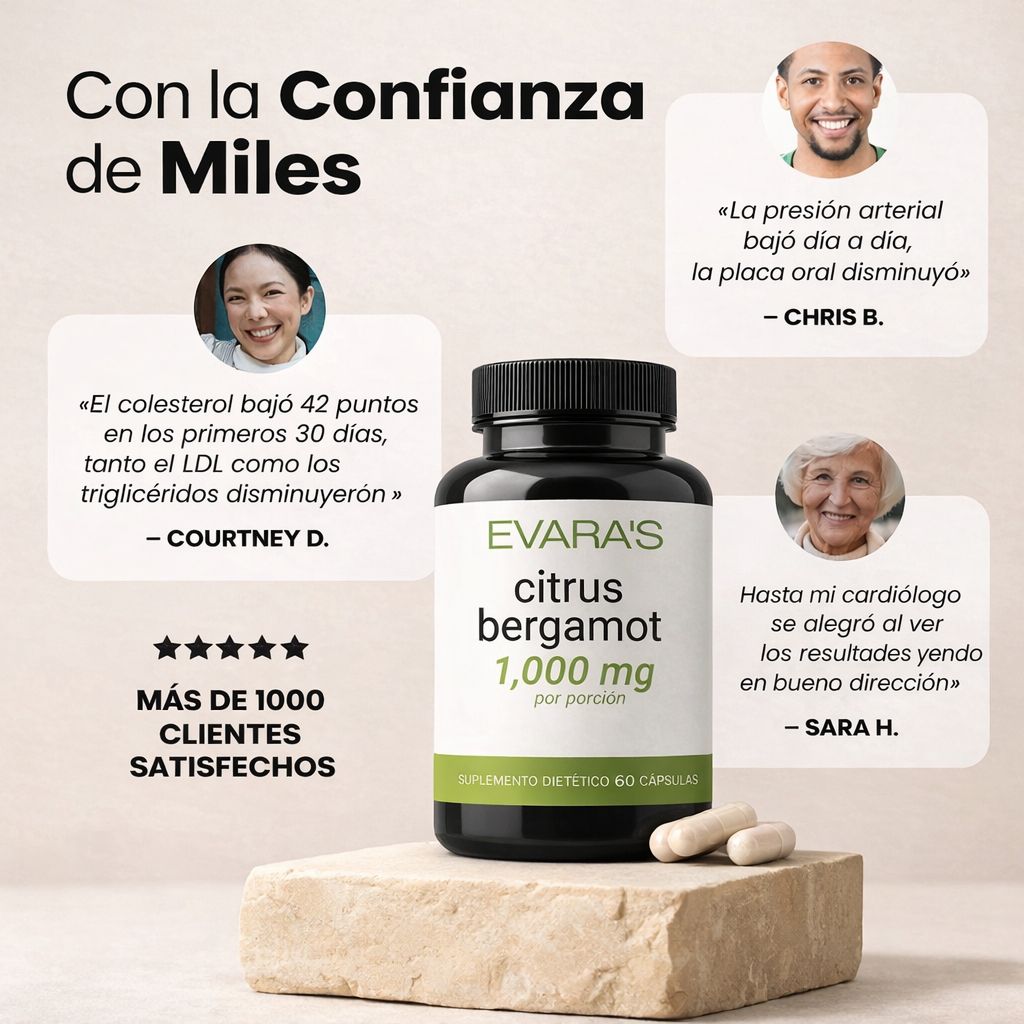 Colesterol Saludable: Citrus Bergamot